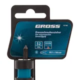 Отвертка PH1 x 100 мм, S2, трехкомпонентная ручка Gross — фото 4