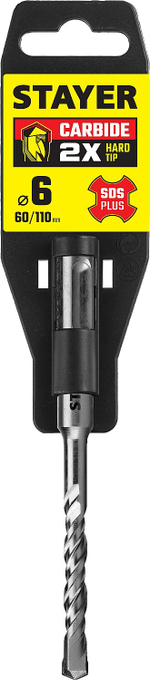 STAYER 6 x 110 мм, SDS-plus бур, Professional (2930-110-06)