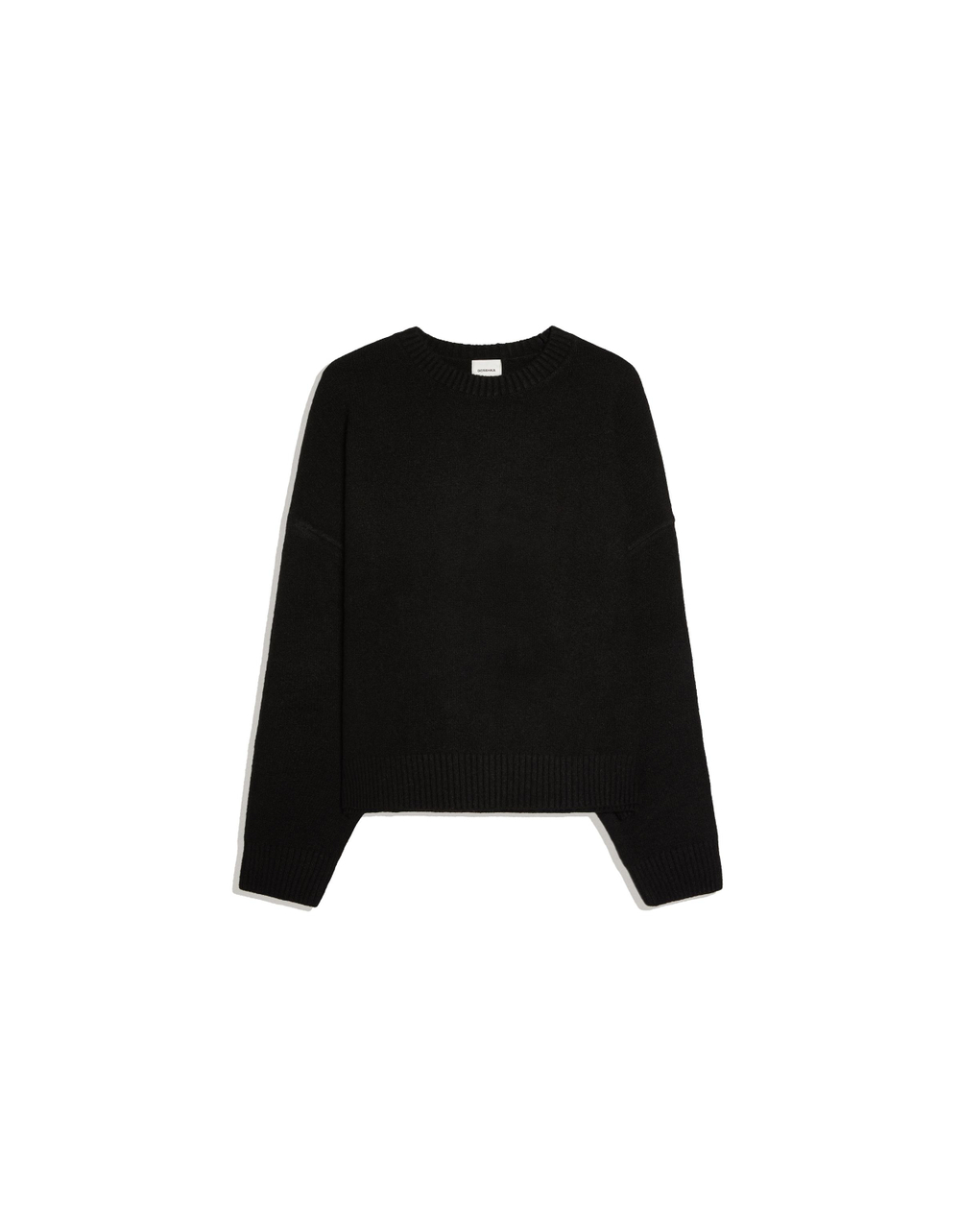 Мужской джемпер boxy fit с круглым вырезом - BERSHKA