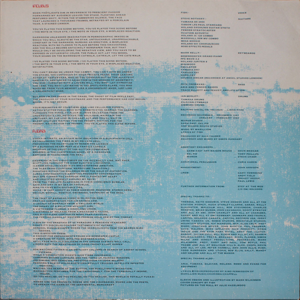 Marillion / Fugazi (LP)