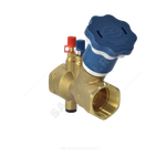 Клапан балансировочный ручной латунь Ду 15 G1/2" Ру25 Тмакс=110 оС ВР Kvs=2.5м3/ч с измерительными ниппелями OR 0621.015
