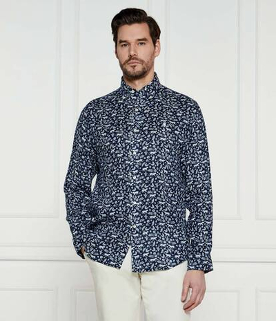 Льняная рубашка POLO RALPH LAUREN - темно-синий(710968911)