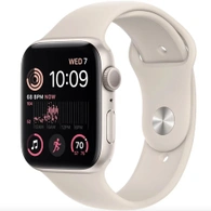 Умные часы Apple Watch SE 2024 GPS 44 мм Starlight Aluminium Case with Starlight Sport Band - S/M