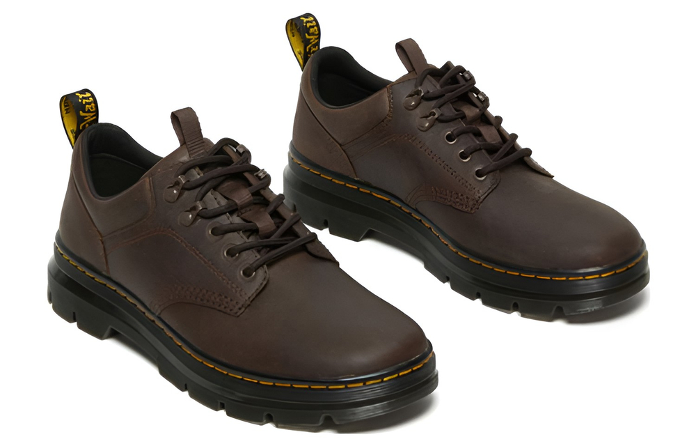 Dr.Martens Cow Leather Casual Shoes Men"s Dark Brown