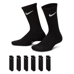 Теннисные носки Nike Everyday Crew 6P - black/whtie