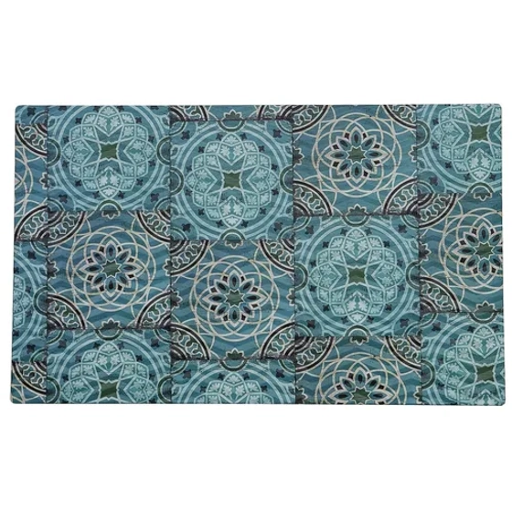 Блюдо 53*32,5*1,8 см прямоуг. Damask Blue пластик меламин P.L. Proff Cuisine