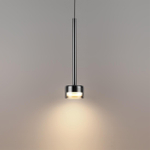7150/10L HIGHTECH ODL26 347 светильник черный/ дымчатое стекло/металл IP20 LED 10W 3000K 220V LASLO
