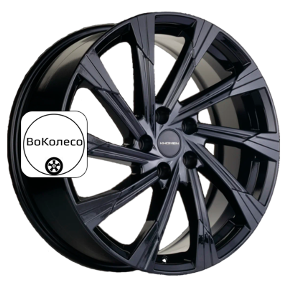 7,5x19/5x108 ET36 D65,1 KHW1901 (Exeed VX/TXL/LX) Black Khomen Wheels