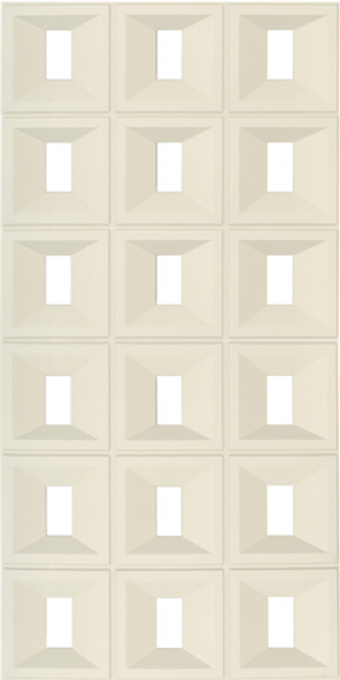 НЛ-03, Объемная полиуретановая панель, прямоугольник, Бежевый / PU BLOCK PANEL HL-03