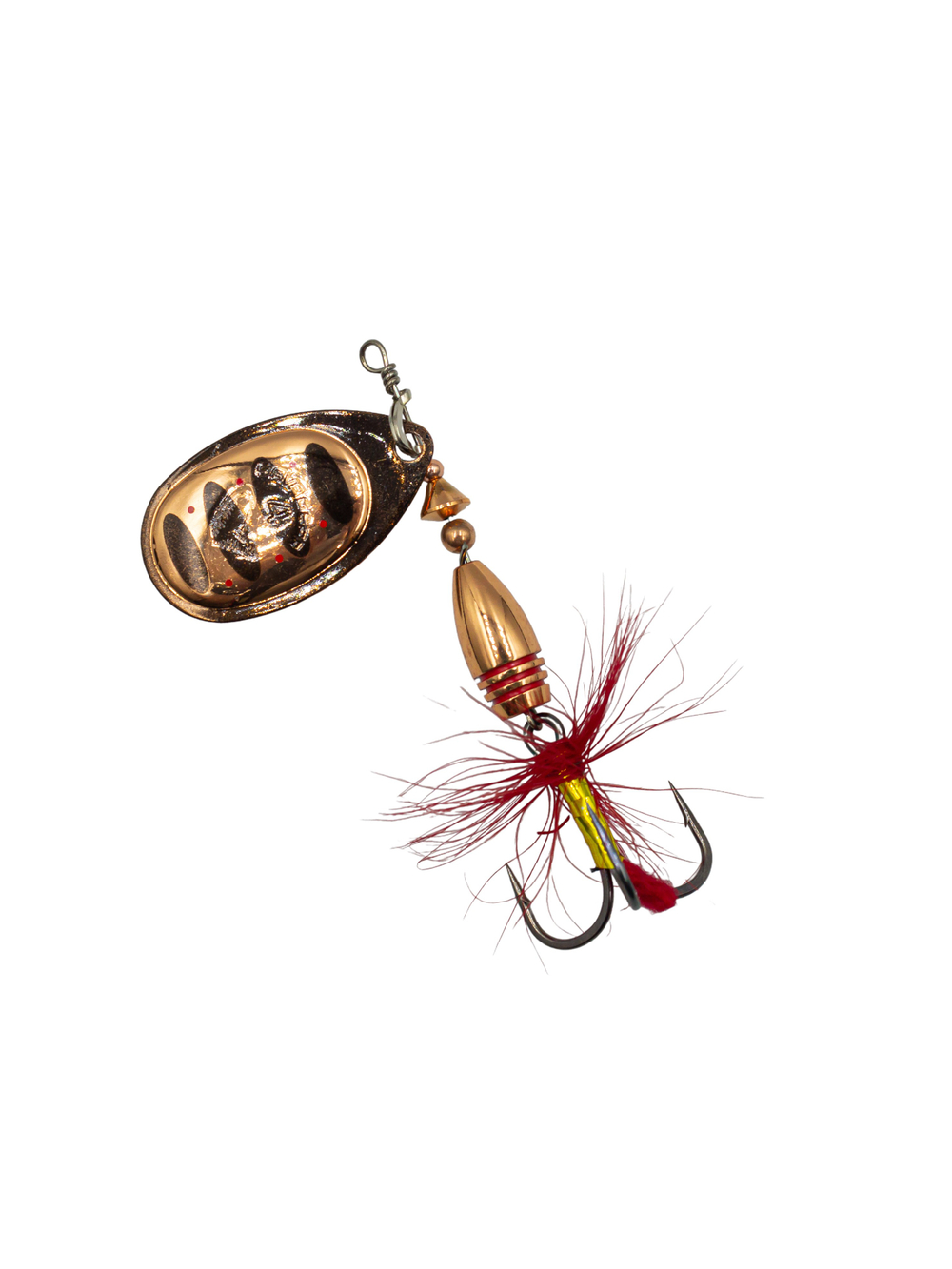 Блесна вращающаяся Savage Gear Rotex Spinner №4 цвет 02 Copper вес 11 г для ловли окуня, голавля, язя, жереха и щуки
