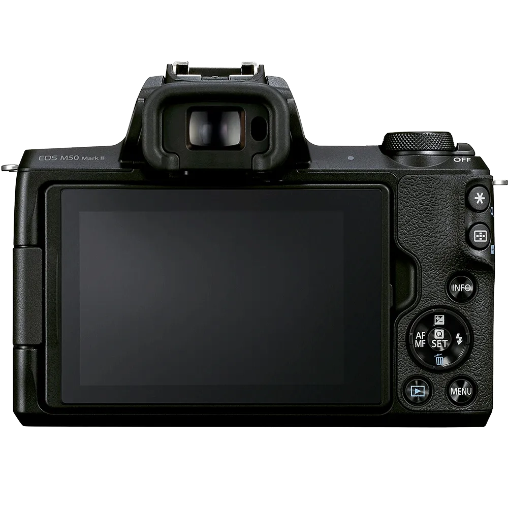 Беззеркальная камера Canon EOS M50 Mark II Kit EF-M 15-45mm IS STM и EF-M 55-200mm f/4.5-6.3 IS STM