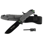 Нож Ganzo G8012V2-GY с паракордом 8CR13 Серый *