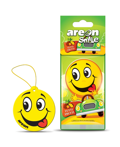 Ароматизатор на зеркало Areon Smile, тутти-фрутти