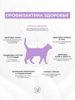 Сухой корм Grandorf VET Hypoallergenic при пищевой аллергии корм для кошек Кролик, 2 кг.