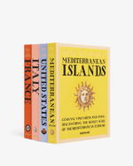 Подарочный набор книг на английском языке Assouline WINE & TRAVEL TRIO GIFT SET, 4 книги