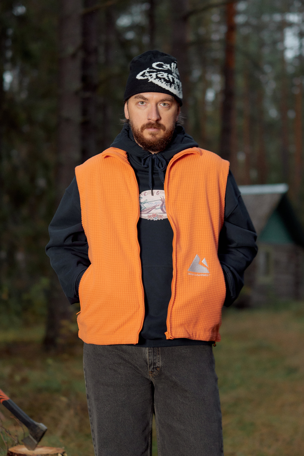 Жилетка Called a Garment Grid-Tex Vest "Pumpkin"