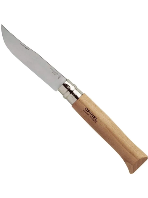Нож Opinel №12 нержавеющая сталь, буковая рукоять