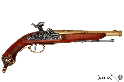 Пистоль итальянский, Брешиа, 1825 год, латунь DE-1013-L