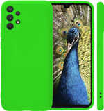 Мягкий Soft Touch чехол из силикона для SAMSUNG GALAXY A32 4G (не 5G!) с бархатной подкладкой
