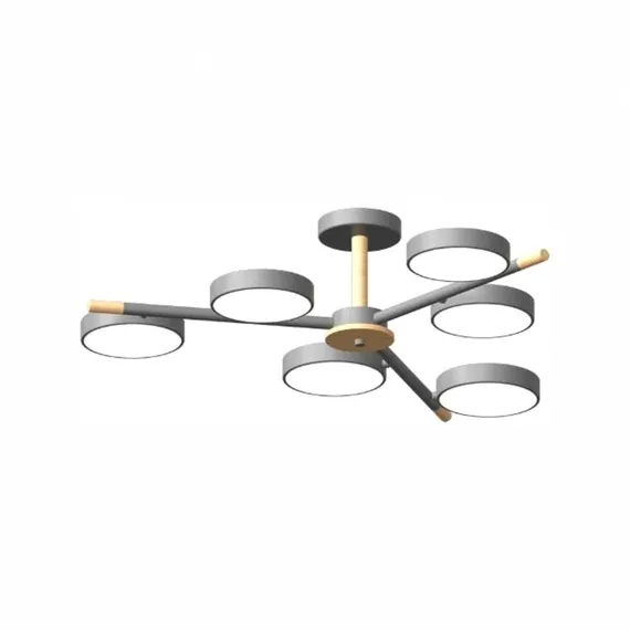 Потолочная люстра LED4U L3208-800 GR LED4U