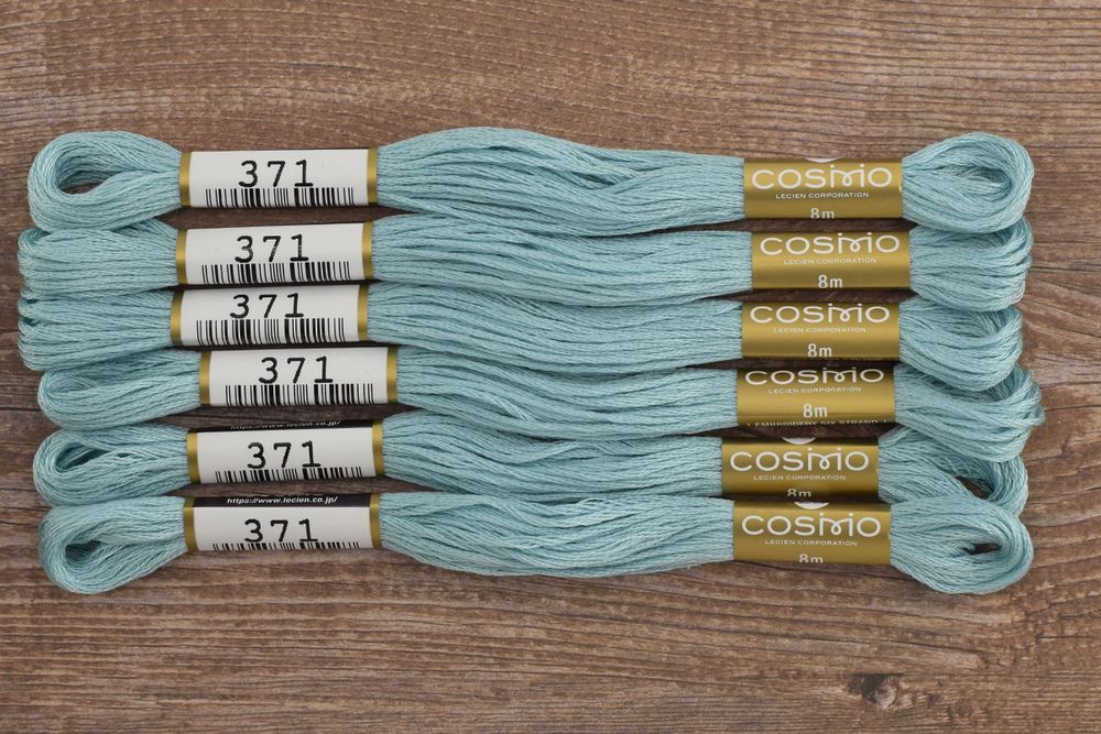 Мулине Lecien Cosmo, цв. 0371 / 6 мот. по 8 метров, в 6 сложений