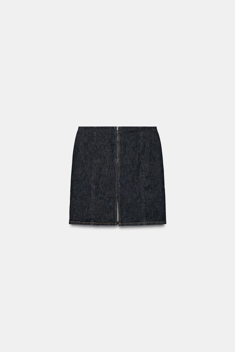 ZARA ДЖИНСОВАЯ ЮБКА TRF, ТЕМНЫЙ ИНДИГО