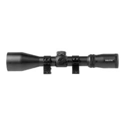Прицел оптический BRITE WA4X 2.5-10X50 IR - вид сбоку с кольцами крепления, вид справа