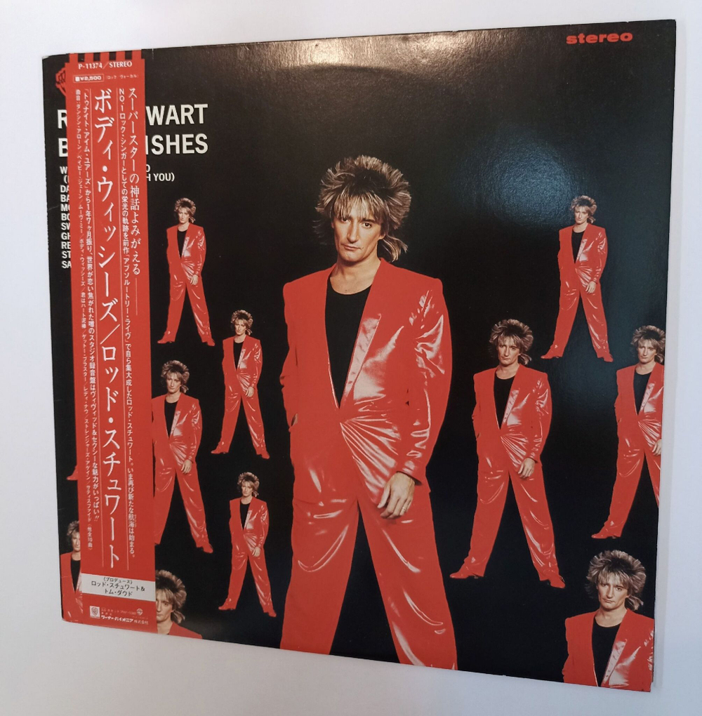 Винтажная виниловая пластинка LP Rod Stewart Body Wishes (Japan 1983)