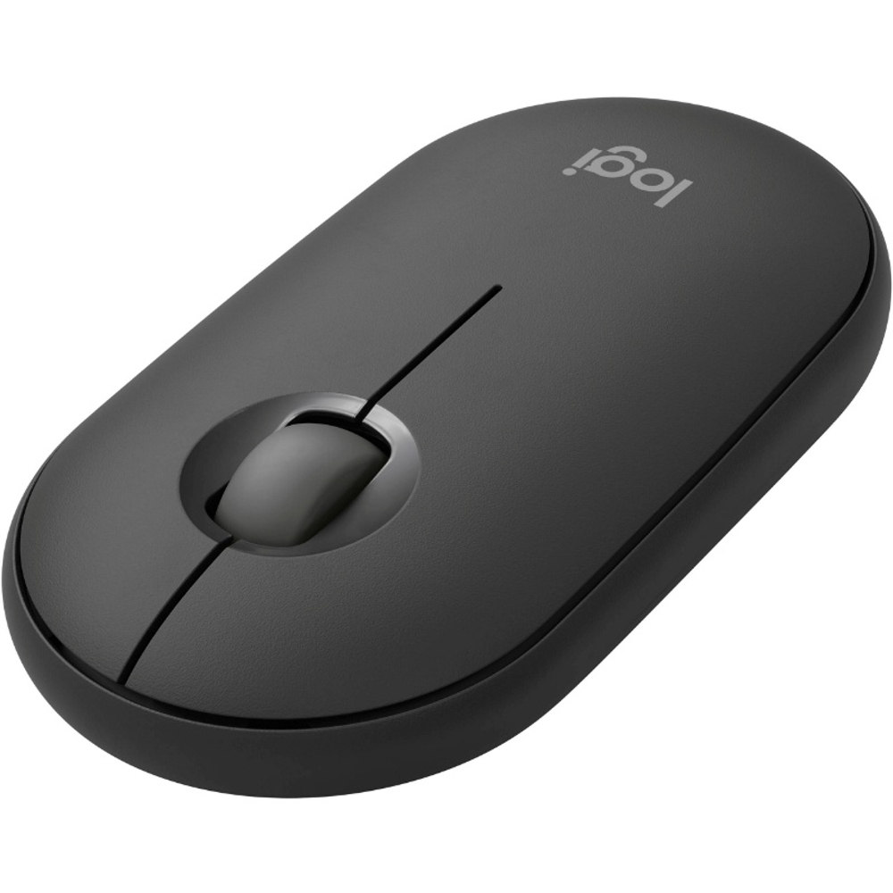 Мышь Logitech Pebble 2 M350S Graphite (беспроводная 2.4 GHz, Bluetooth) Бесшумная