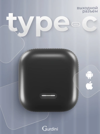 Сетевая зарядка Gurdini Mini Wave 20W USB-C ( 1 port) черный