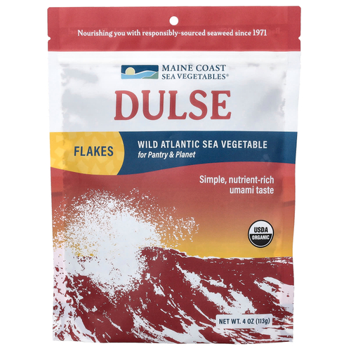 Maine Coast Sea Vegetables, Dulse Flakes, дульсе, 113 г (4 унции)