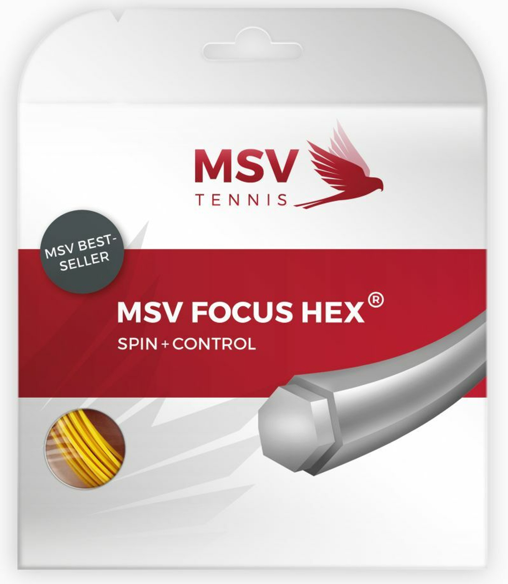 Теннисные струны MSV Focus Hex (200 m) - красный