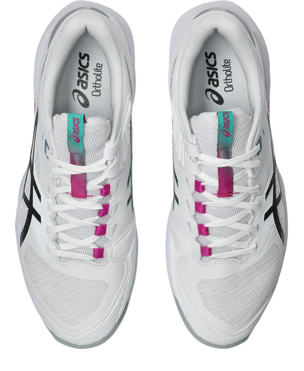 Теннисные кроссовки Asics Solution Speed FF 4 Clay - white/digital sakura
