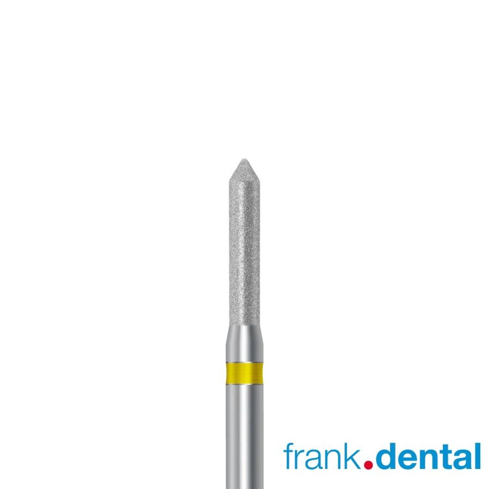 Бор алмазный желтый Frank Dental типа FG - D.885.014.C.FG