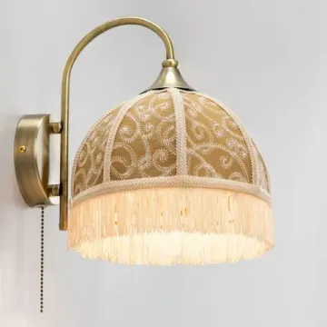Бра с абажуром и выключателем 1*Е27 CL407315 капучино Базель Citilux