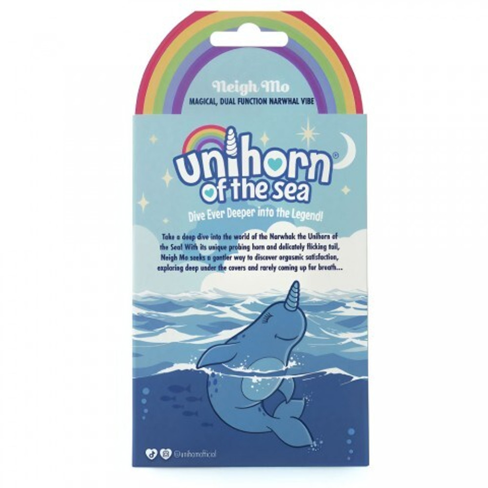 Вибромассажер  Unihorn of the Sea – Neigh Mo с точечной стимуляцией, голубой