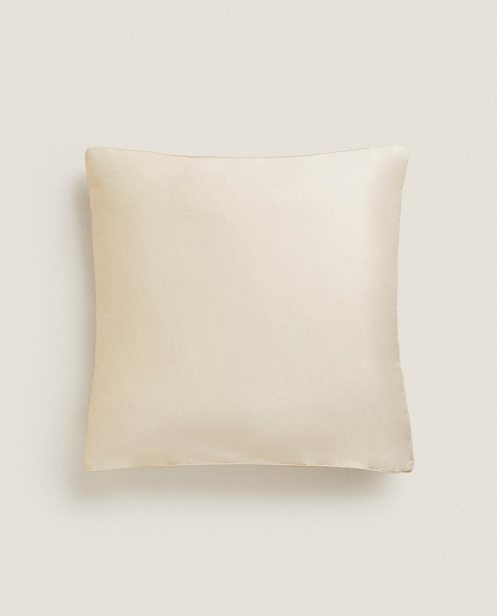 ZARA HOME (500 НИТЕЙ) НАВОЛОЧКА ИЗ ХЛОПКА ПЕРКАЛЬ, ЭКРЮ