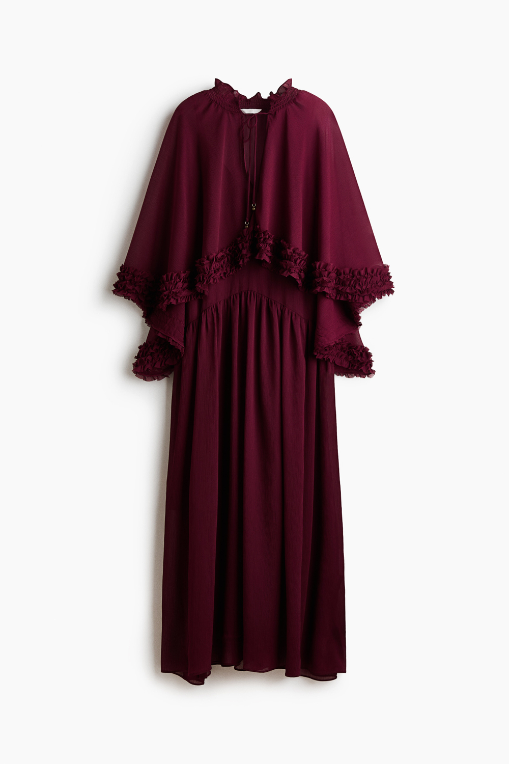 Платье из шифона с пелериной - H&M