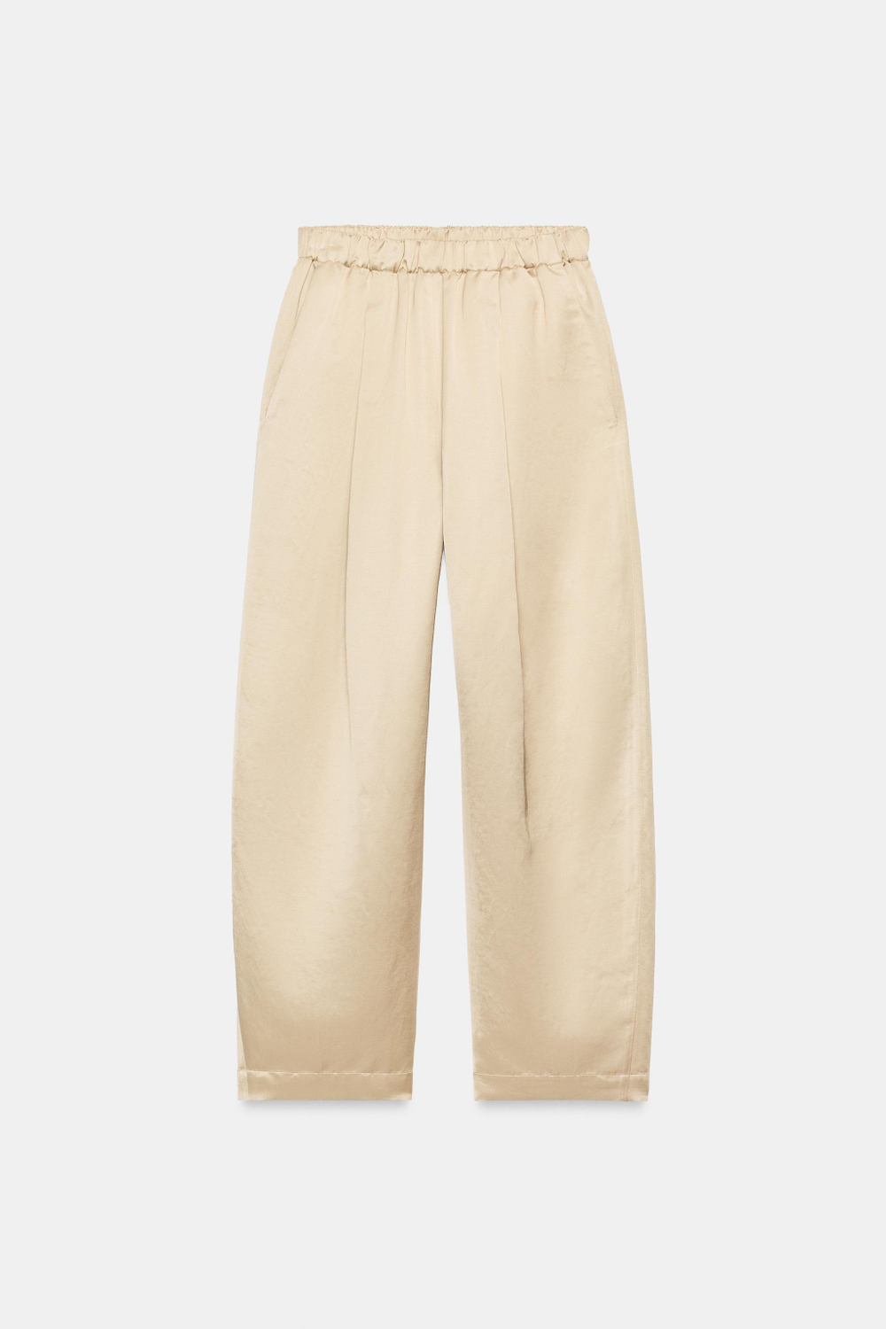 АТЛАСНЫЕ БРЮКИ-БОЧКИ — ZW COLLECTION — ZARA