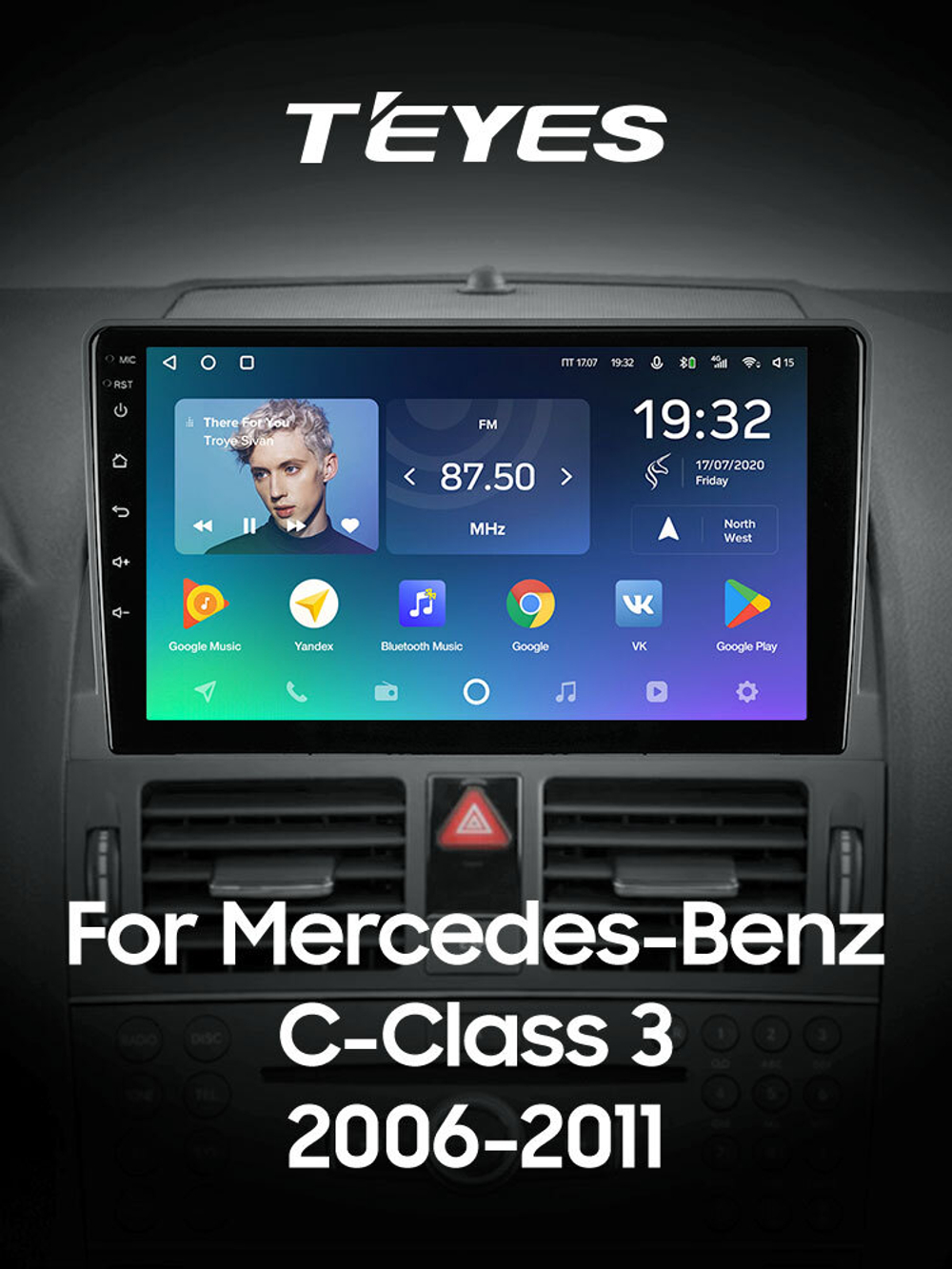 Teyes SPRO Plus 9"для Mercedes-Benz С-Class 3 2006-2011