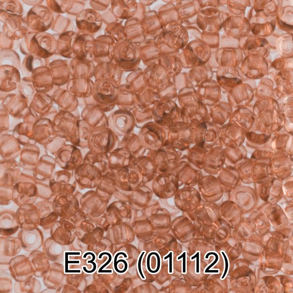 Бисер Gamma 10/0 (2.3 мм), 50 г, E326 св.коричневый, 01112, круглый 5