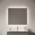 Зеркало для ванной комнаты SANCOS Поле 2.0 (Square 2.0) 800х700 led подсветка 2700K/4000K/5000K SQ2.800