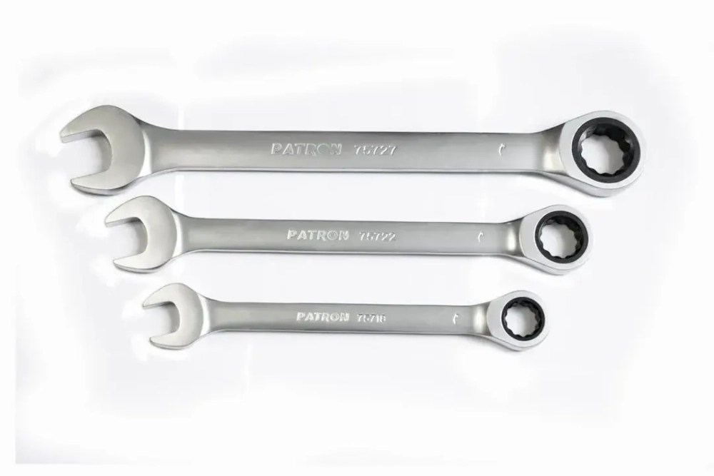 Ключ комбинированный трещоточный 27мм PATRON P-75727