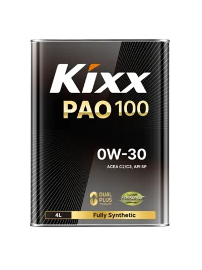 Масло моторное KIXX PAO 100 0W-30 4 л L202044TR1