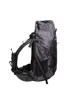 Рюкзак походный Naturehike Rock, 40л + 5л, черный/серый (NH20BB113)