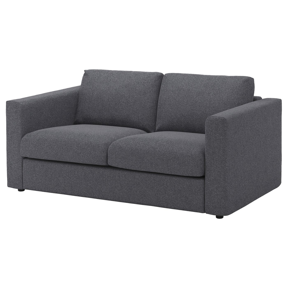 IKEA VIMLE  (ИКЕА ВИМЛЕ)  -  Чехол на 2-местный диван - Gunnared средне-серый