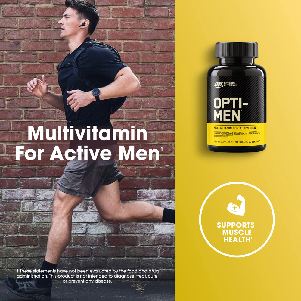 Optimum Nutrition, Opti-Men®, мультивитамины для активных мужчин, 90 таблеток
