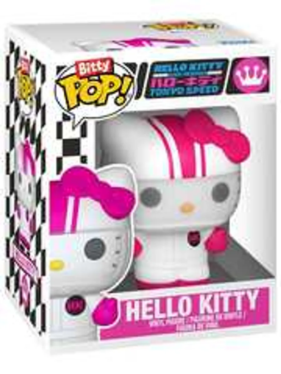 Funko Bitty POP! Hello Kitty And Friends: Hello Kitty in Racecar