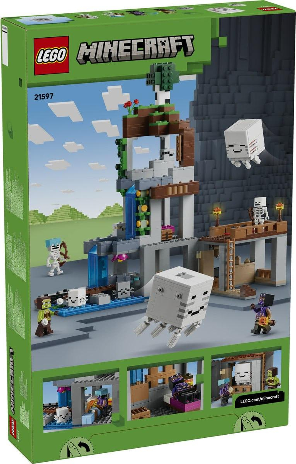 Конструктор Лего Майнкрафт Станция Гастов 21597 | LEGO Minecraft Ghast Station приключения в Minecraft 754 детали 9+
