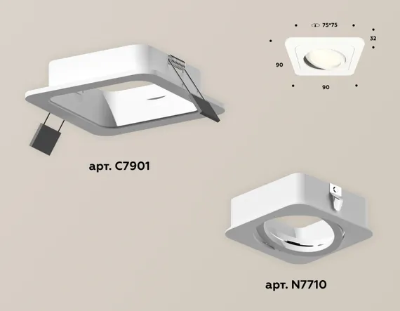 Точечный светильник XC XC7901010 Ambrella